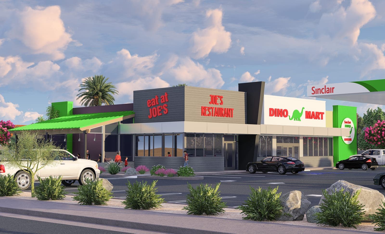 Fuel Station Retail Plaza