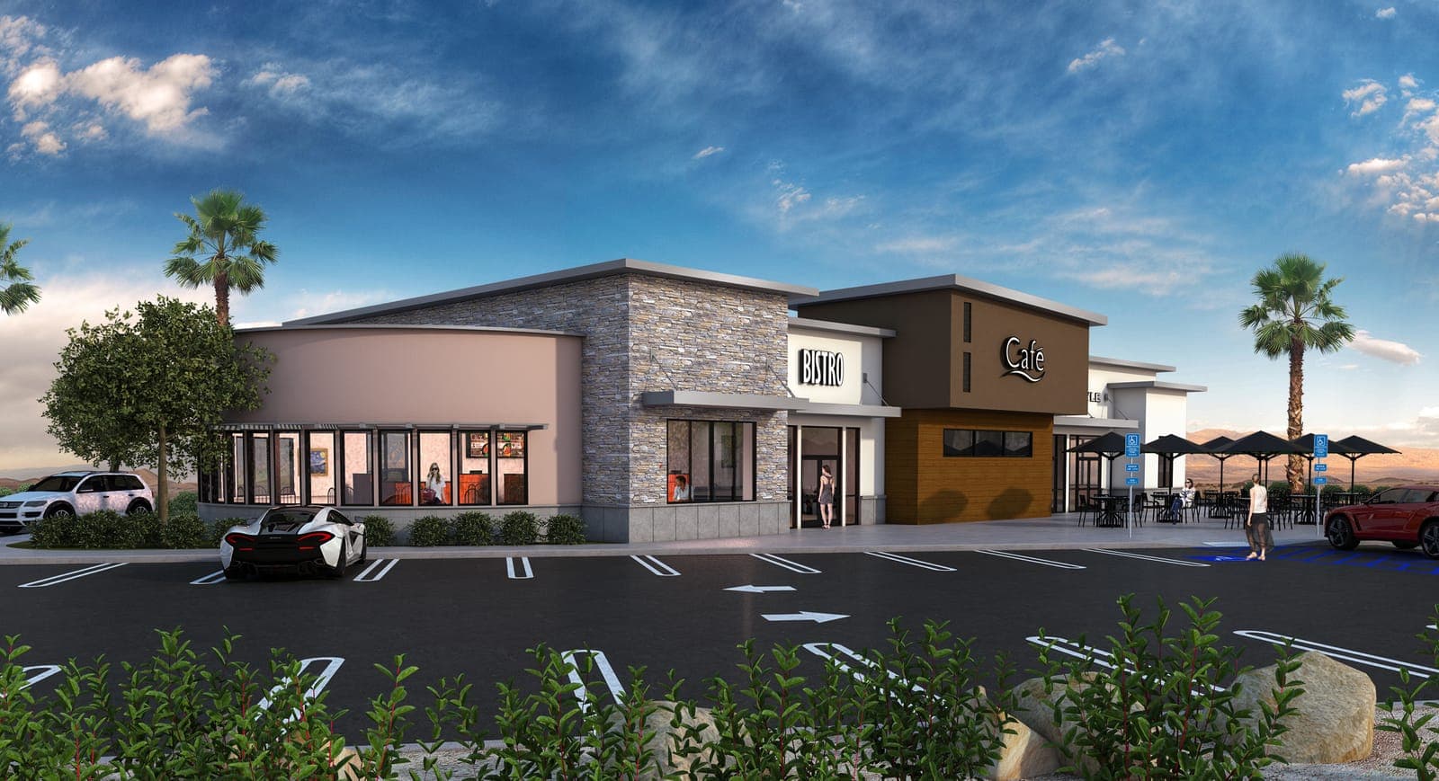 Retail Shops & Drive-Thru