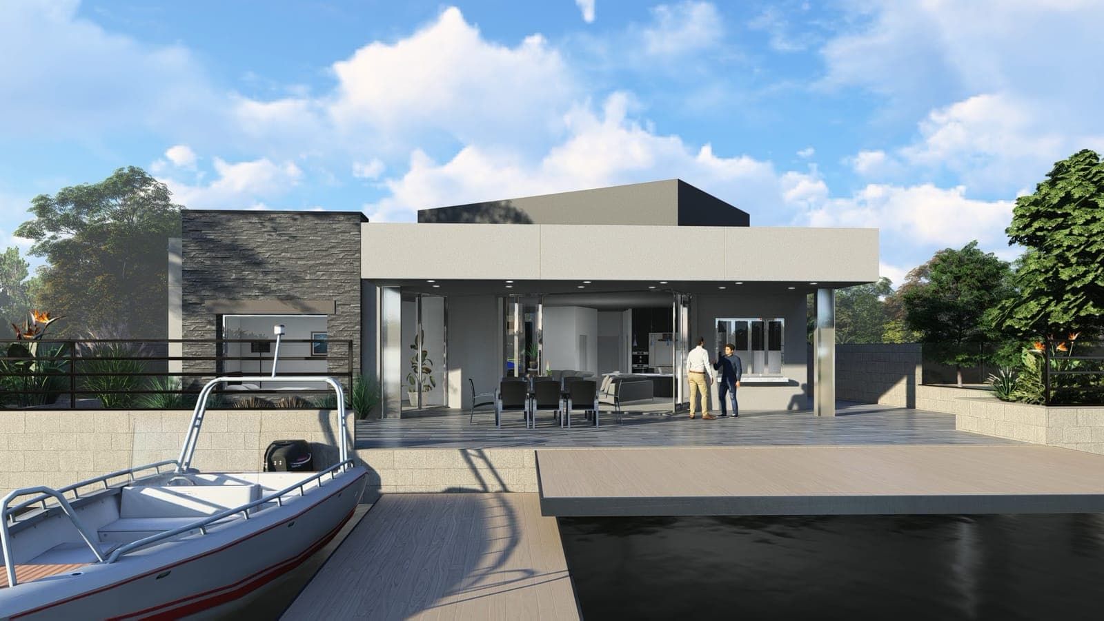 Modern Lakeside Home