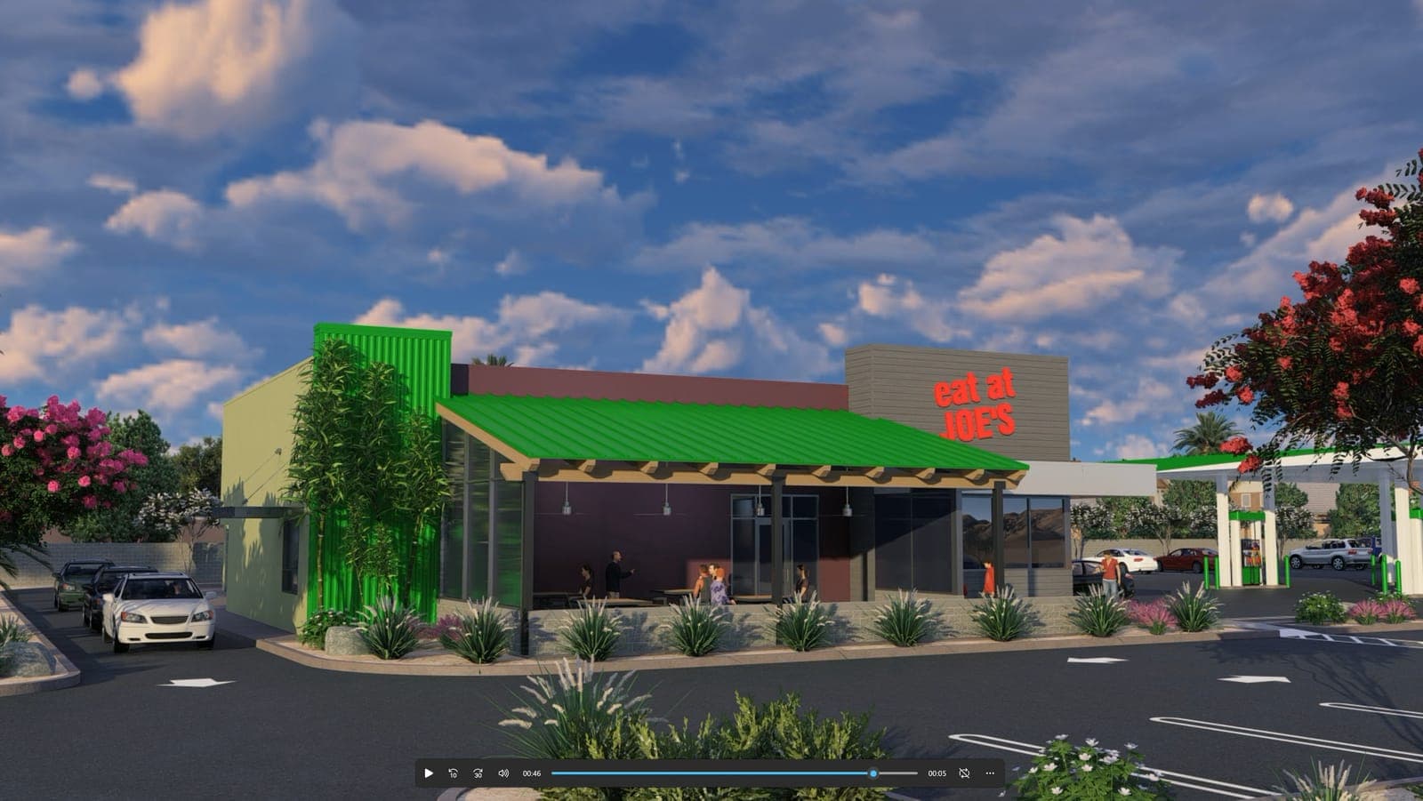Restaurant & Retail Strip