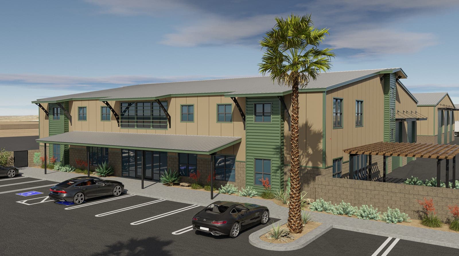 Two-Story Apartment Building