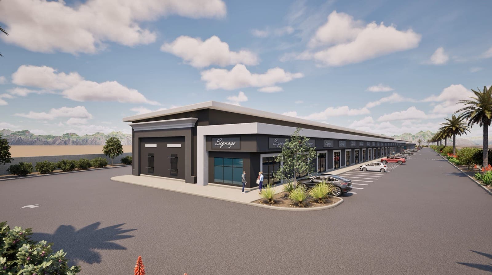 Industrial Office Frontage