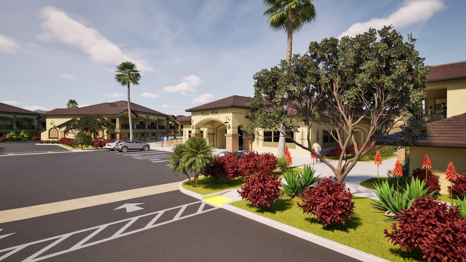 Apartment Clubhouse Entry