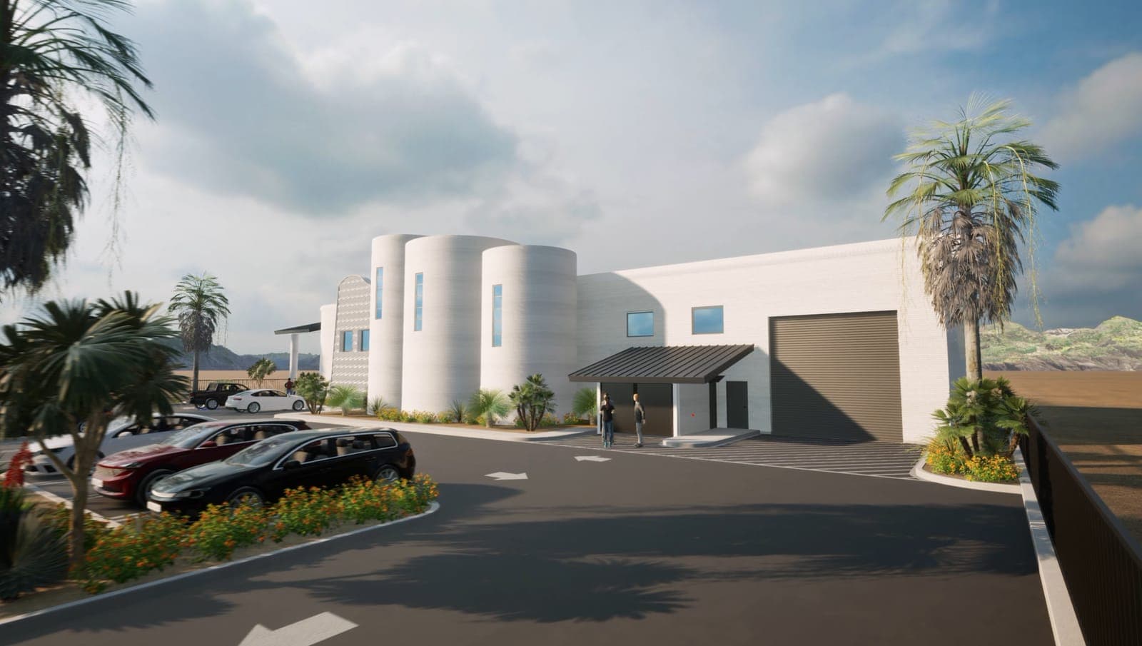 Industrial Warehouse Entry