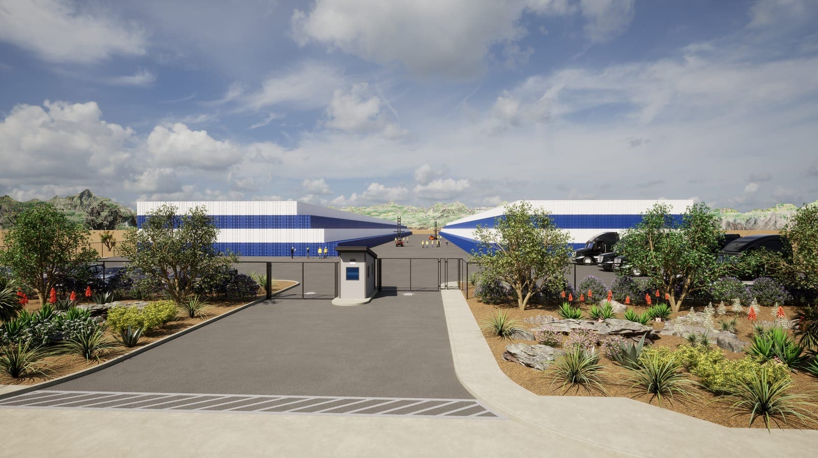 Service Center Frontage