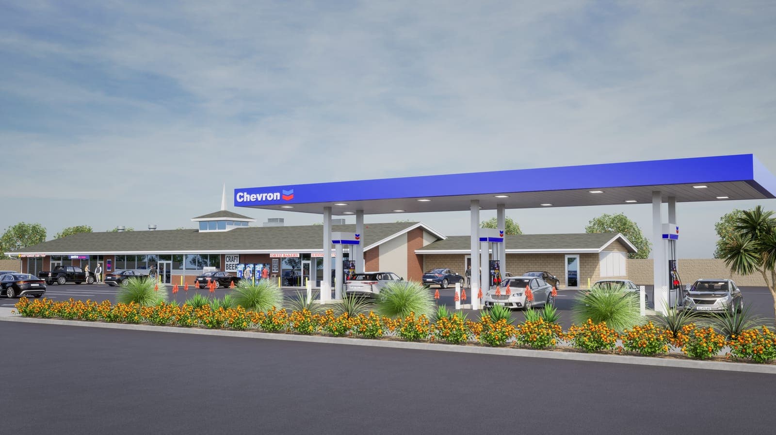 Fuel Station Canopy