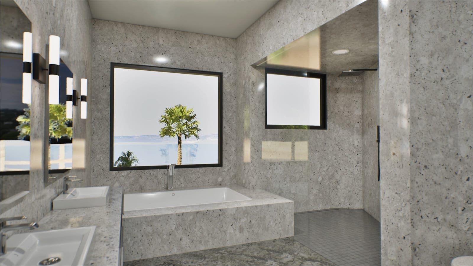 Master Bath & Tub