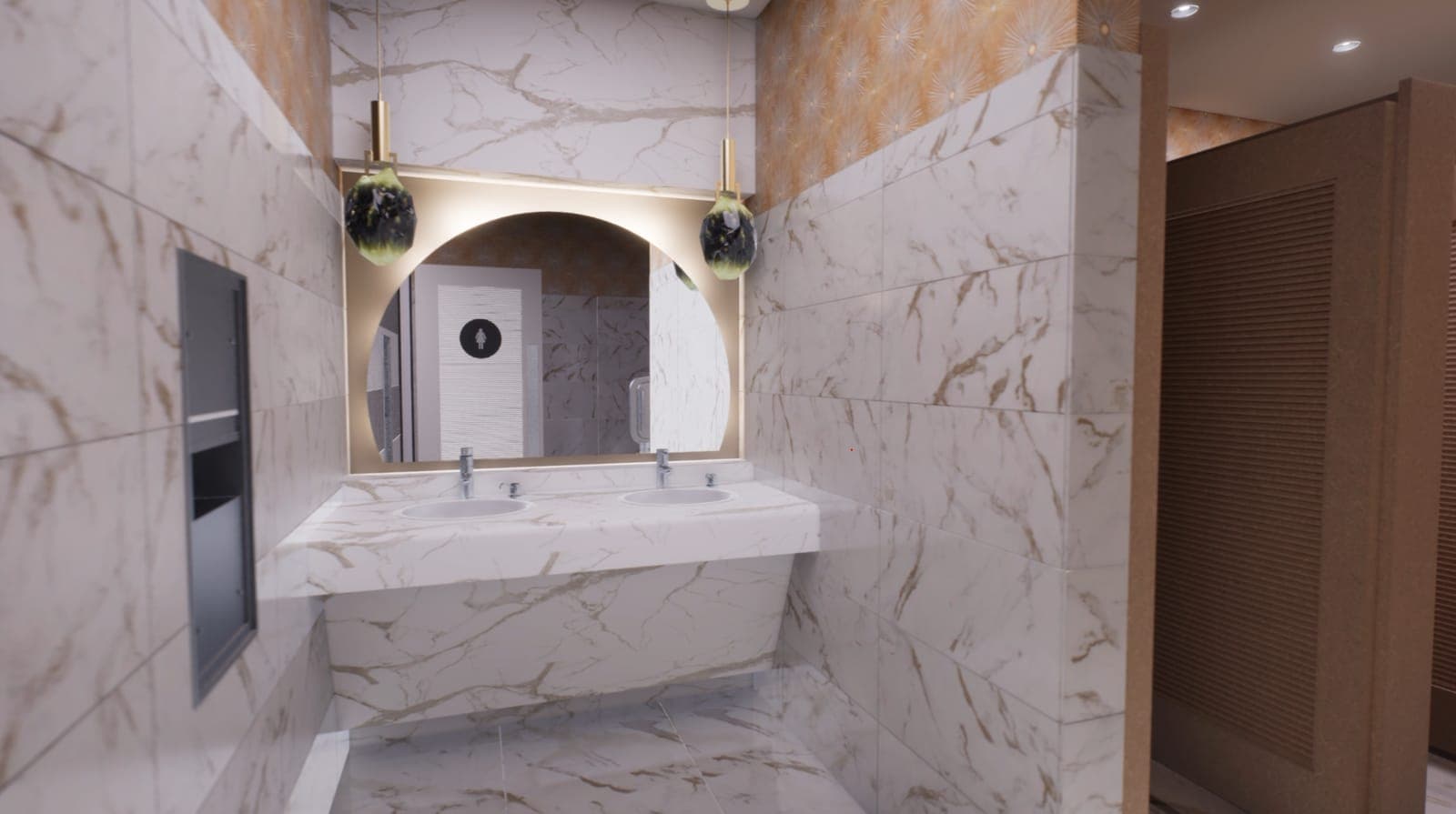 Marble Restroom
