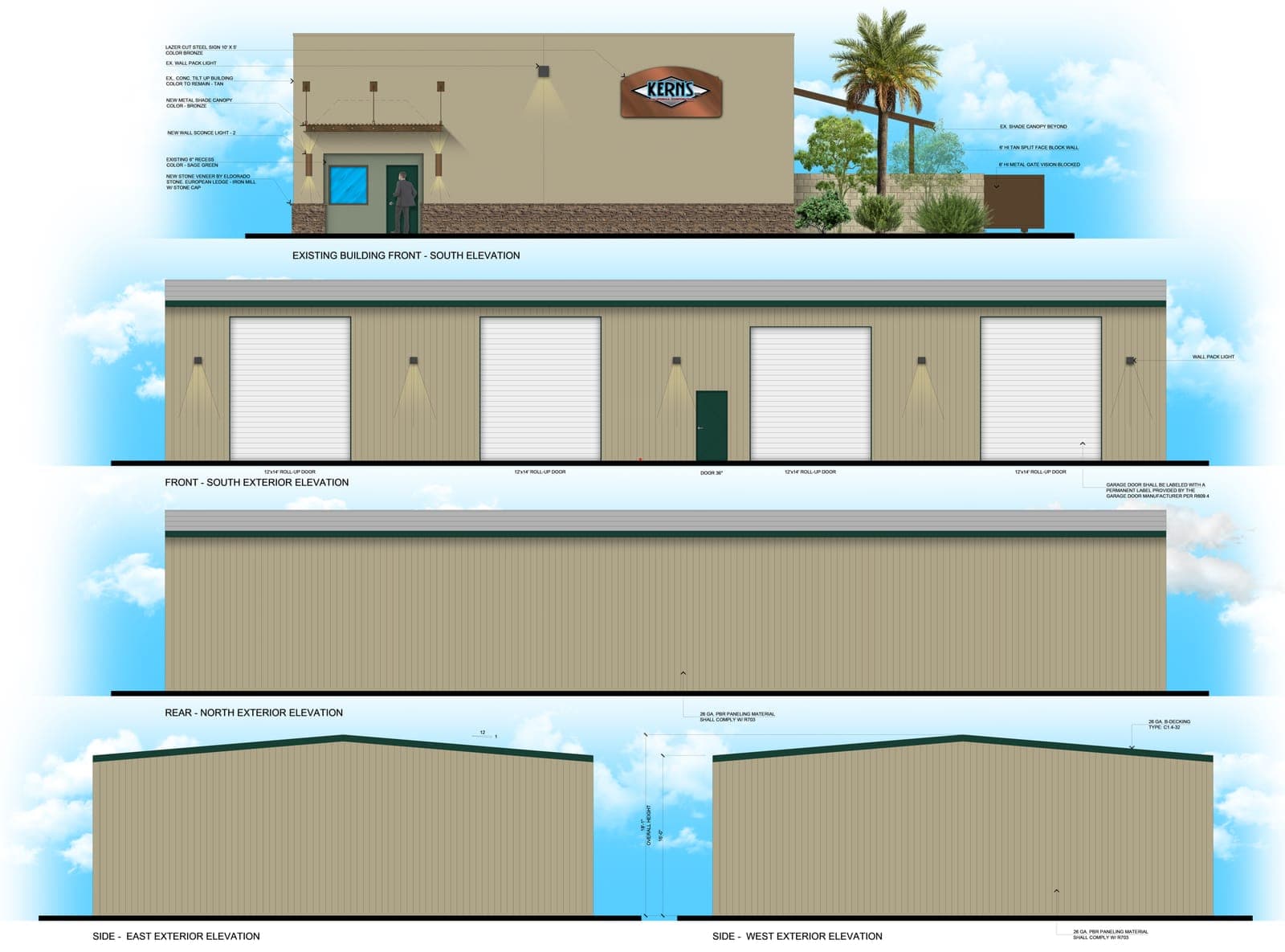 Industrial Building Elevations