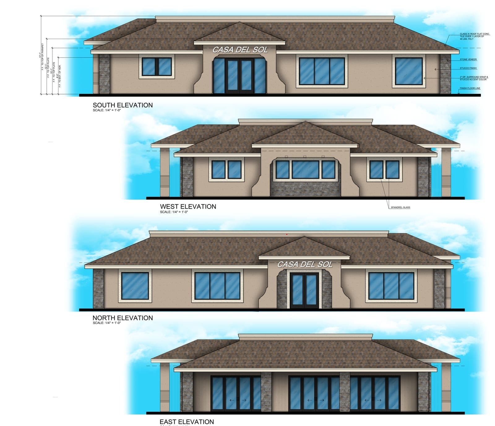 Home Elevation Set