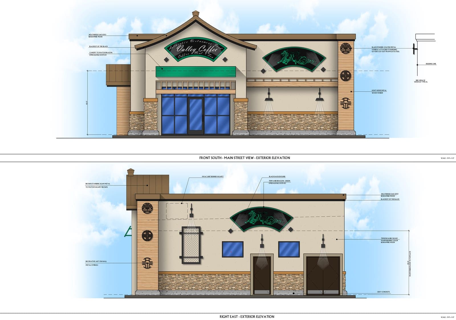 Coffee House Elevations